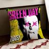 DGreen Day Band Cushion Cover Reversible Soft Durable Pillow Cover Home  Car MultiScene Use for Daily Comfort