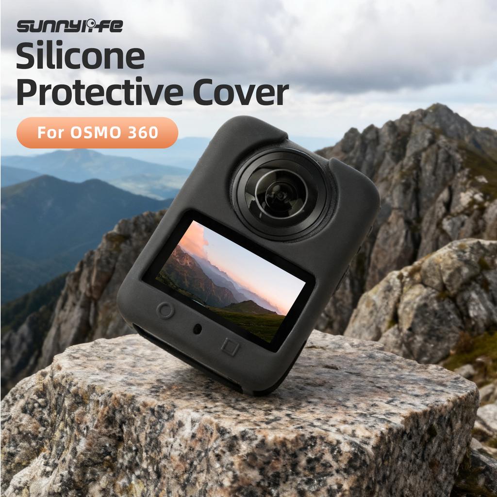 Silicone Protective Case For DJI Osmo 360 Drop-proof Anti-Scratch Protection Cover Frame For DJI Osmo 360 Camera Accessories