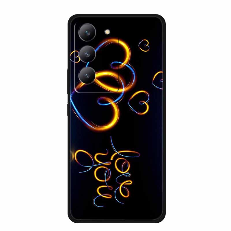 For Redmi 15 Phone Case Fashion Pictures Black Silicone TPU Soft Back Cover Case For Xiaomi Redmi 15 4G 5G Case Redmi15 Bag 6.9"
