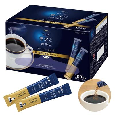 AGF A Little Luxury Coffee Shop Stick Black Special Blend 100 Sticks (AGF) [Stick Coffee] [Instant Coffee]