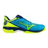 Mizuno Pickleball Shoes Wave Strike Unisex 26.5 Cm 4E Blue X Yellow