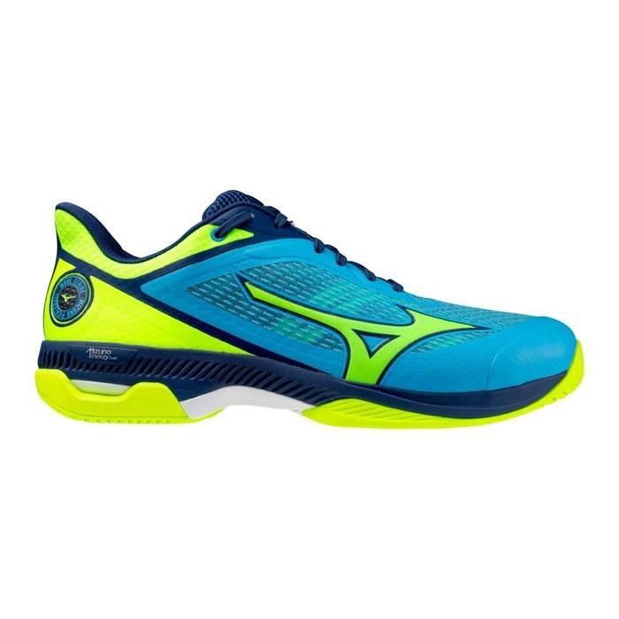 Mizuno Pickleball Shoes Wave Strike Unisex 26.5 Cm 4E Blue X Yellow