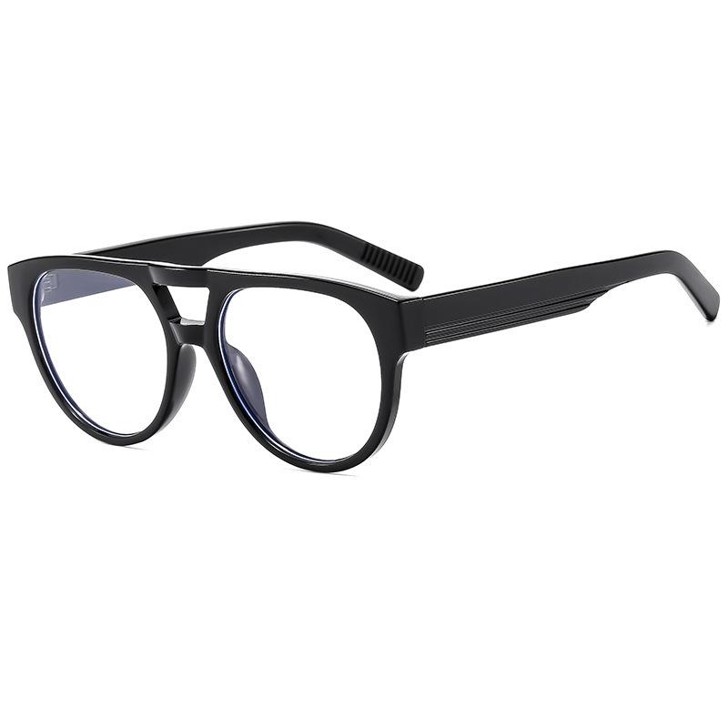 Fashion men's and women's sunglasses, personalized double-beam sports sunglasses, can be matched with degree flat glasses, anti-blue light glasses