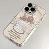 Transparent Cartoon Bear Case for iPhone 13Pro/14/15/16/XS/17ProMax