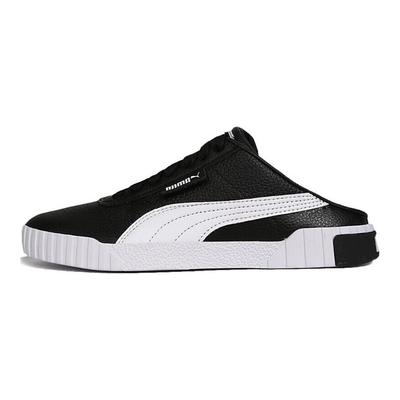 Cali Varsity Lo Slip-On Casual Low-Top Sneakers Women Sneakers Black White 370484-07