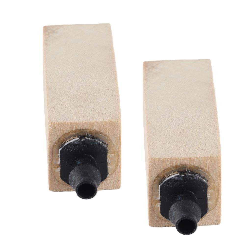 2PcsCelsiusSet Natural Wooden Bubble Stone Diffuser for Aquarium Fish (S)