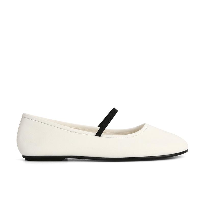 

[Sheii] восковой джиджи~ ро * туфли-балетки Мэри Джейн на плоской подошве с мелким вырезом женские туфли для бабушки 40