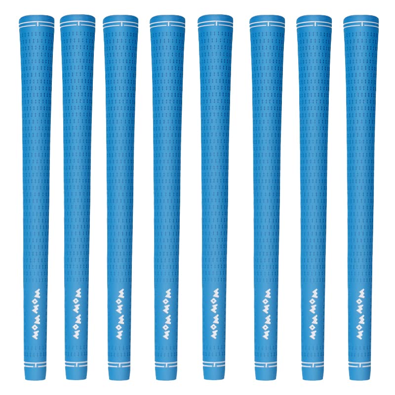 Golf Grips Wood and Iron Grips Set of 8 Grips Replacement No Backline All Weather Performance Rubber Material M58 Solid Color WOW Non-Slip (Red)