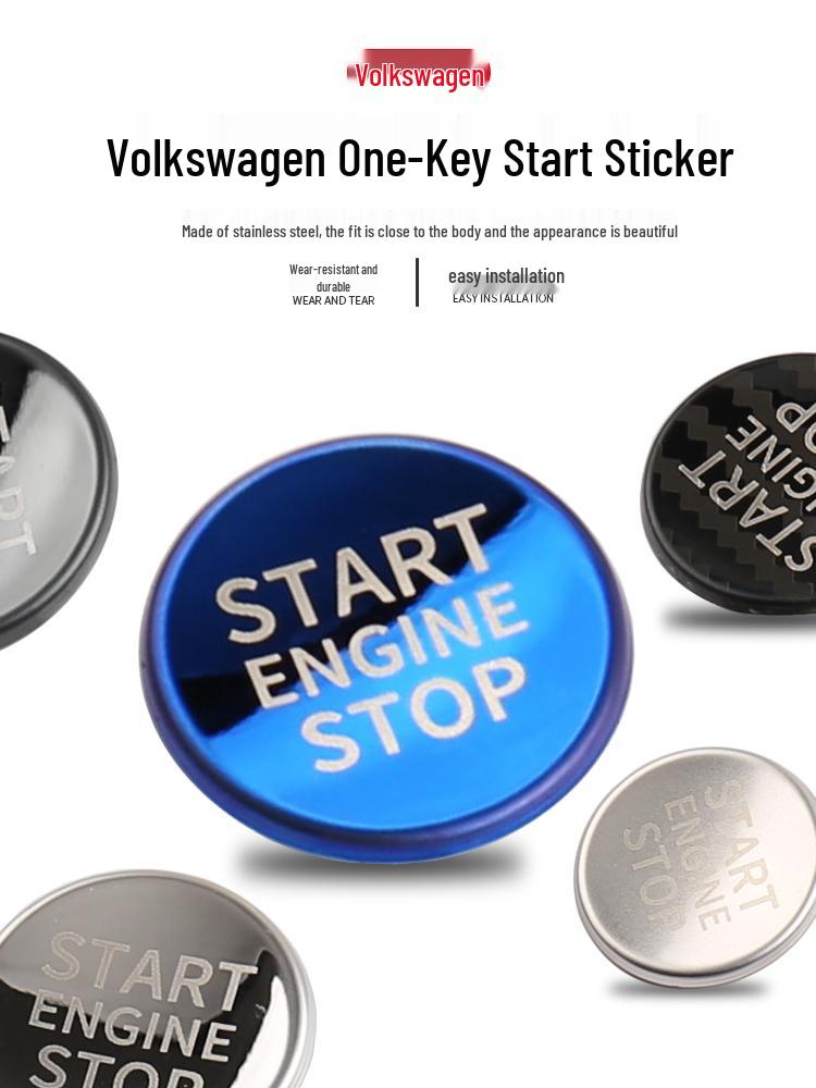 Volkswagen Magotan/Sagitar/Lavida PLUS One-Key Start Button Decorative Sticker (2018-2021 Models)