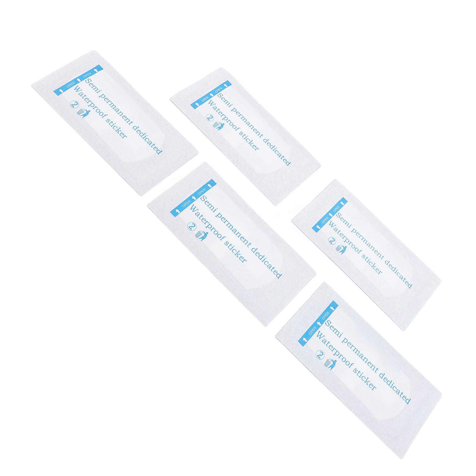 

50 шт. водостойкие патчи для бровей одноразовые прозрачные наклейки для бровей устойчивые к поту