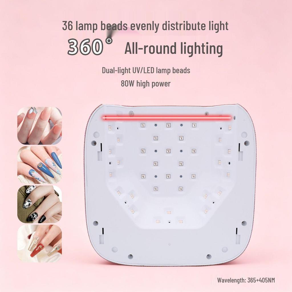 Rechargeable Smart Sensor Nail Lamp: Quick-Dry, No Blackening, Ideal for Salons