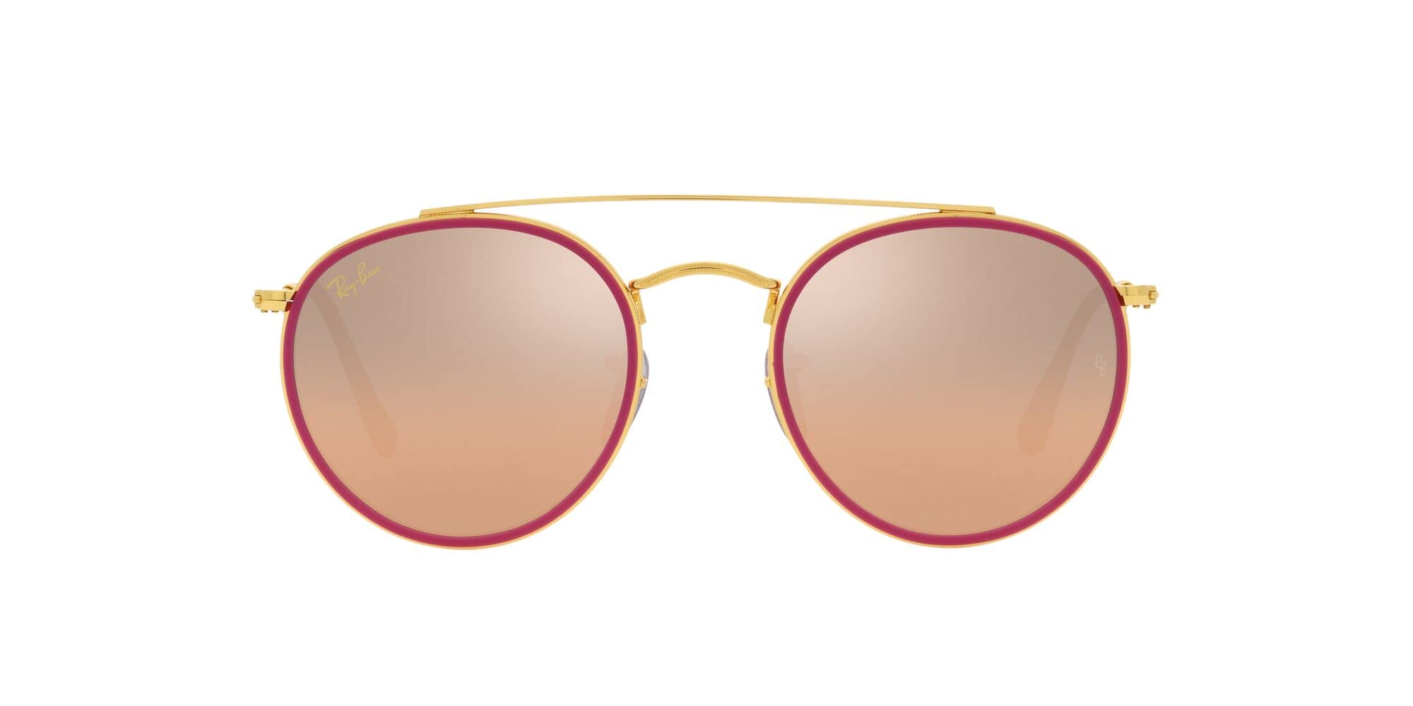 

Sunglasses RB3647N Legend Gold Matte Pink Gray Mirror Gradient Lens 51 [Ray-Ban] + Fuchsia/Crystal