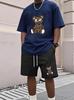 2025 Men's American Trend Short Sleeve T-Shirt & Shorts Set