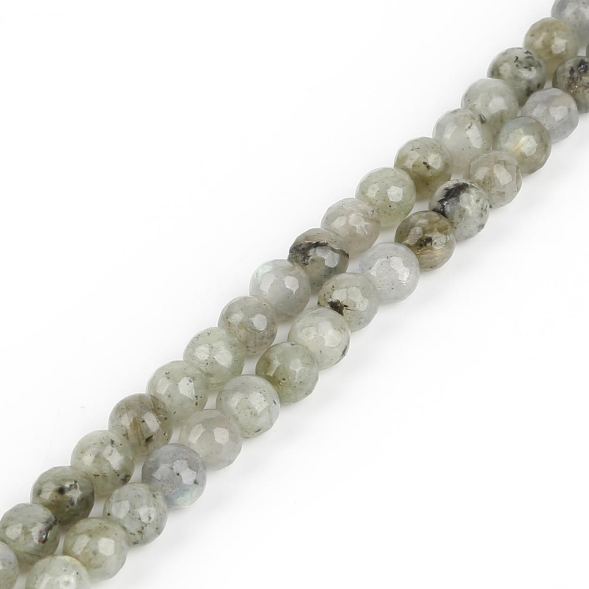 

4-10 мм/38-93 шт. Натуральные круглые мигающие граненые каменные бусины для изготовления ювелирных изделий своими руками 6mm 62pcs