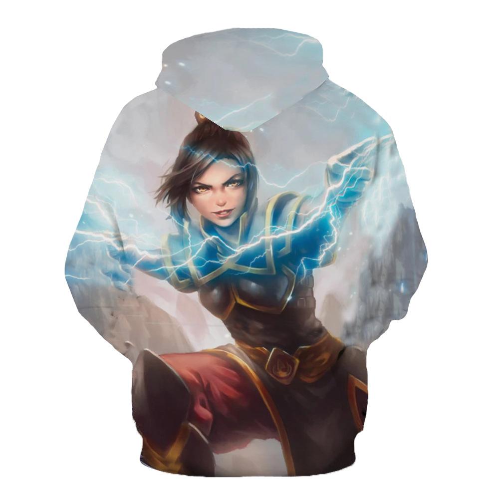 Women Men Anime Costume Hoodie Avatar The Last Airbender Pullover Unisex Outfit for Autumn Winter