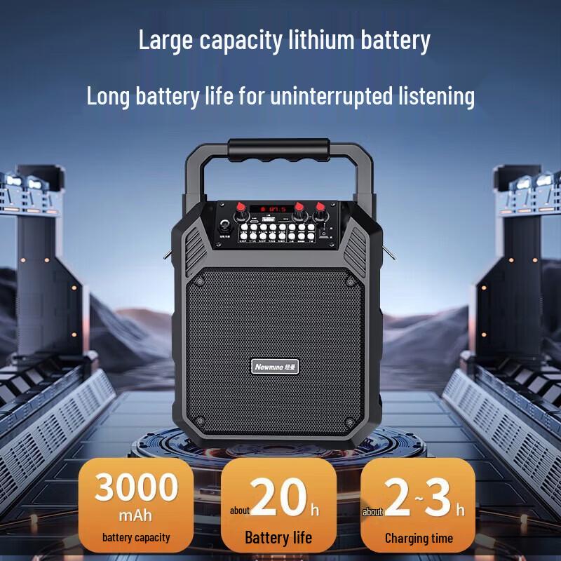 Newsmy K503 Portable Bluetooth Karaoke Speaker (CN version)