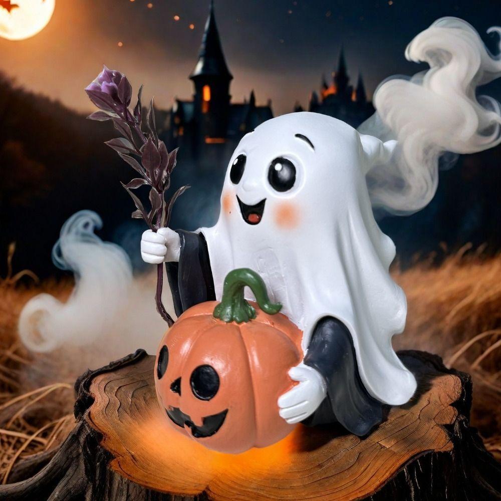 Unique Halloween Party Decoration Handmade Decorations Pumpkin Statue Home Decor