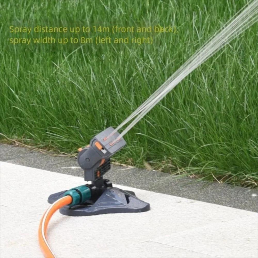 16-hole Garden Sprinkler with 180° Swivel Adjustable Head Wide Coverage Lawn Swing Sprinkler Watering Device