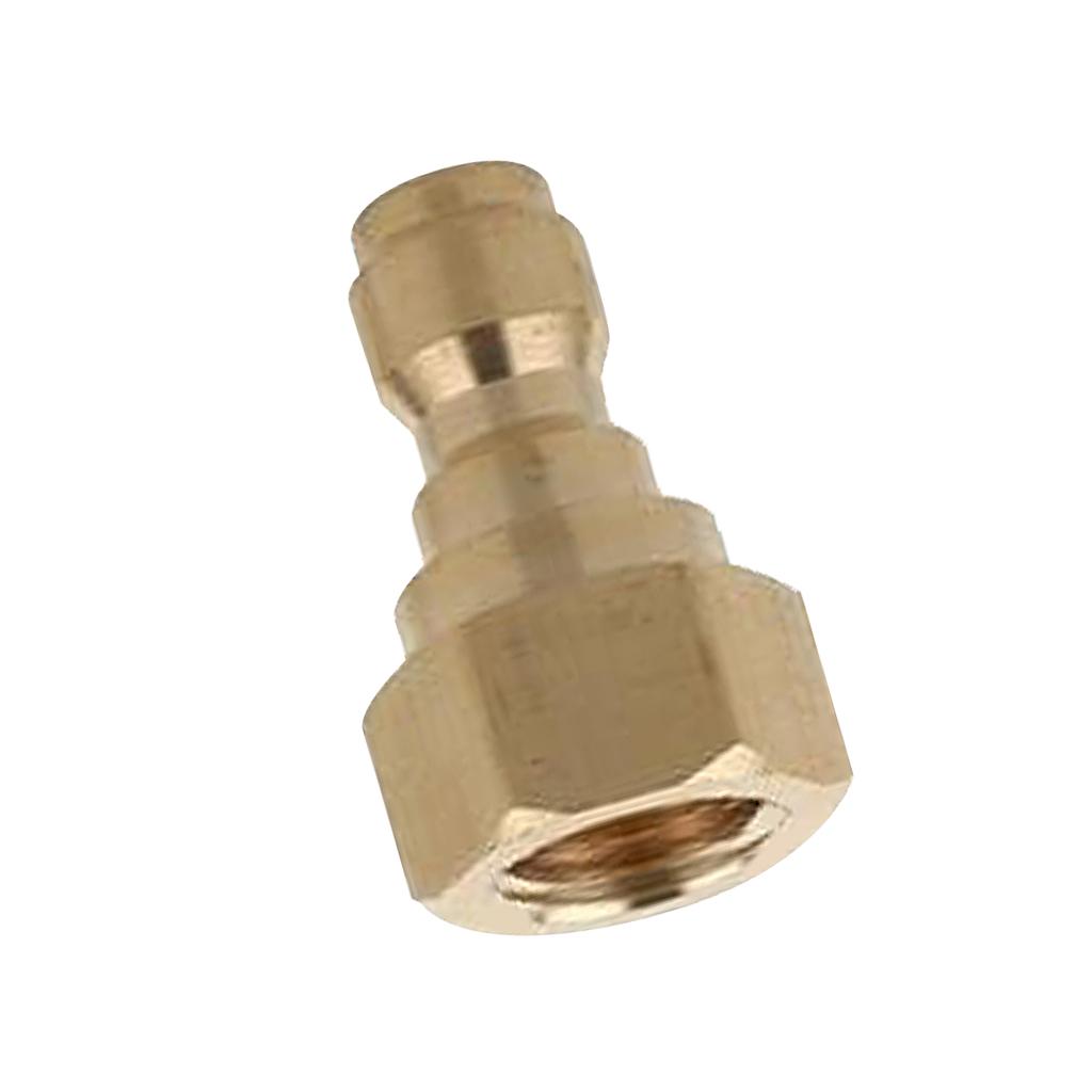 2 Pieces Pressure Washer Quick Connector Easy Connect Fitting Equipment A+D