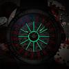 Herren Mechanische Uhr Automatisch Glücksspiel Drehende Scheibe Zifferblatt Armbanduhr Wasserdicht Leuchtende Uhr