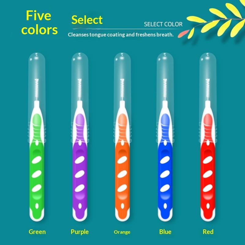 20Pcs/Box Interdental Brush Dental Teeth Brush Oral Cleaning Tool Removes Food And Plaque Cleaning Tools Soft Micro Brushes