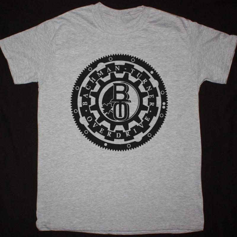BACHMAN-TURNER OVERDRIVE BTO 1 Cotton Sport Grey T Shirt All Size BT869 XL