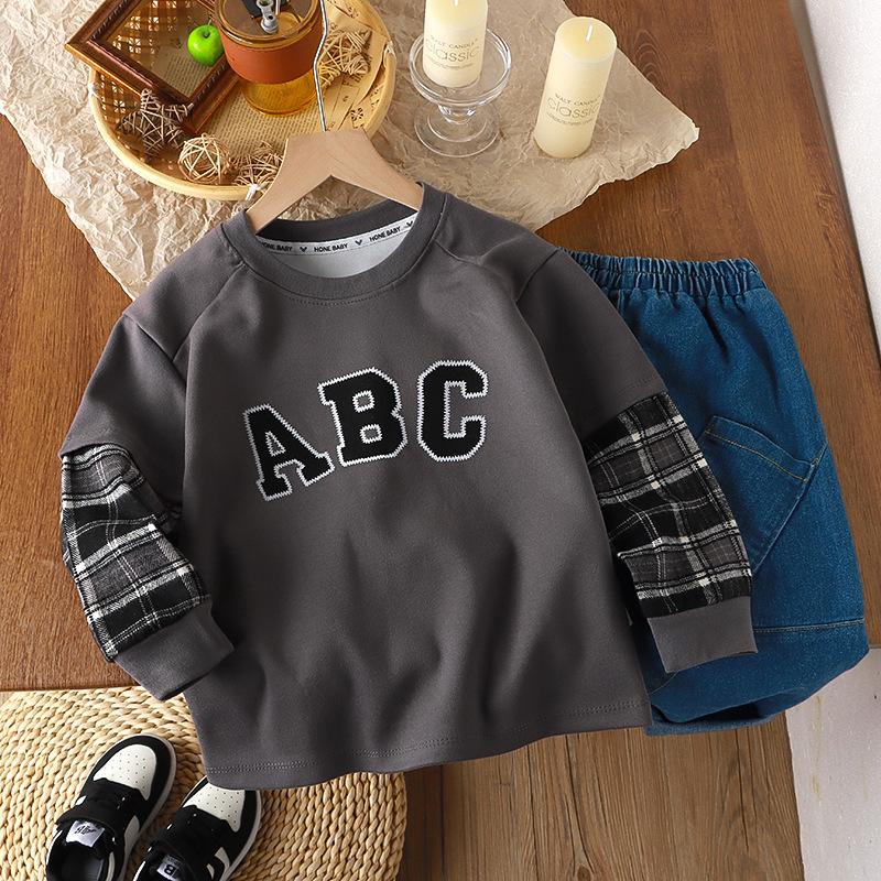 Children's Spring and Autumn Sweatershirt for Boys and Girls Outdoor Sportswear Clothing