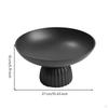 Pedestal Fruit Tray Sculptural Bowl with Lustrous for Living Room