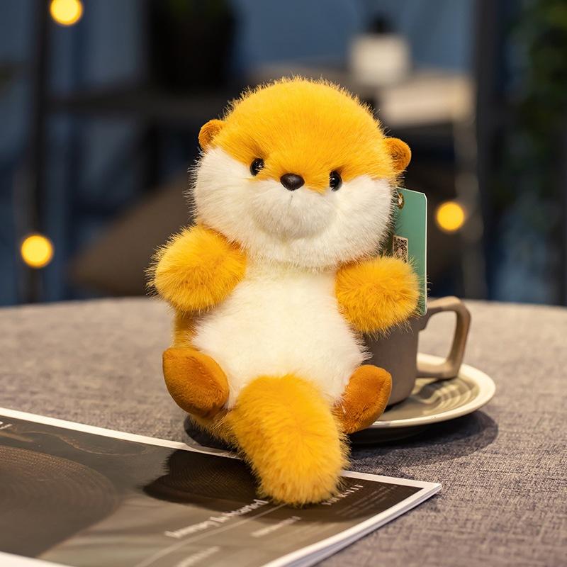 Cute Puff Series Penguin Seal Capybara Plush Toy Wedding Throwing Doll Aquarium Ceremony