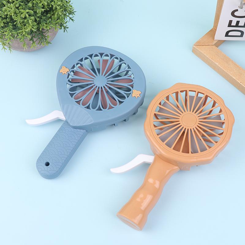 Bærbar Håndholdt Vifte Håndtrykksvifte Mini Bærbar Vifte Uten Batteri Husholdnings Søt Vifte Kjøling Holdt Vifte