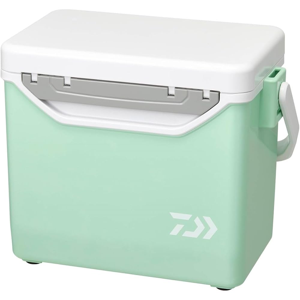 Daiwa Mini Cool 2 S1050 Cooler Box (Pastel Green) - Ideal for club activities, camping, outdoor activities, and fishing.