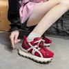 Mesh Platform Sneakers Women's Autumn 2025 New Versatile Heightening Thin Breathable Lightweight Sneakers Women's Tide