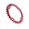 FMFXTR Sykkelkjedering Sykkel Smal Bred 104 BCD 32T Rund Kjedering for Terrengsykkel SykkelRød