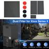 PVC Anti Dust Filter Cover With Thumbstick Caps Host Dustproof Net  For Xbox Series X