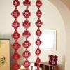 Xi Floral Long Strip Non-Woven Fabric Hanging Decoration for Living Room, Bedroom, or Wedding Entrance