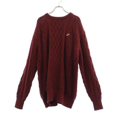 Lafayette Short Sleeve Knit L Bordeaux Series Logo Embroidery Men's Used