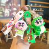 New Anime Crayon Shin-chan Kawaii Q Version Cos Cross Dress Funny Figure PVC Model Toys Doll Couple Keychain Gifts