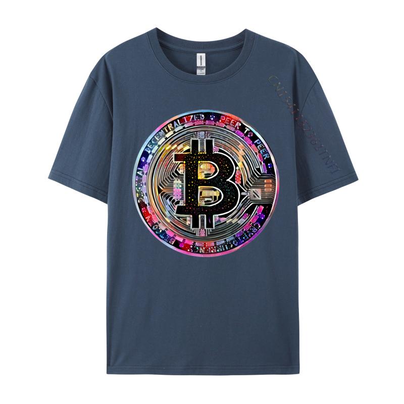 Bitcoin Btc Coin In 80S T Shirts Top Tees For Men 3d Printed T Shirts Mens Street Loose Sweatshirt TShirt