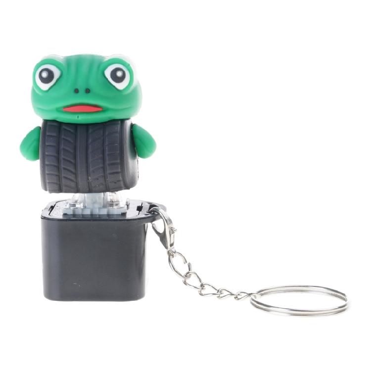 Portable Frogs/Elephant Keychain Press Toy with Sound Light Effects For Kids Stress Relief Gift Backpack Decoration