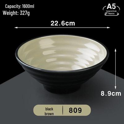A5 Melamine Imitation Porcelain Noodle Soup Bowl