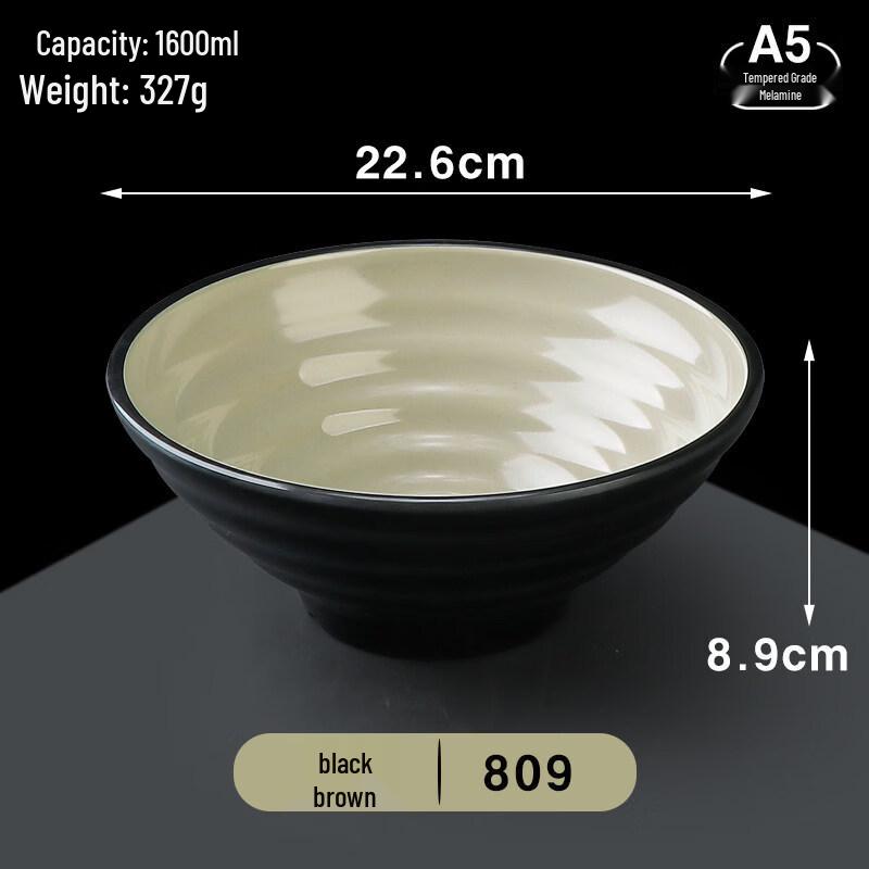 A5 Melamine Imitation Porcelain Noodle Soup Bowl