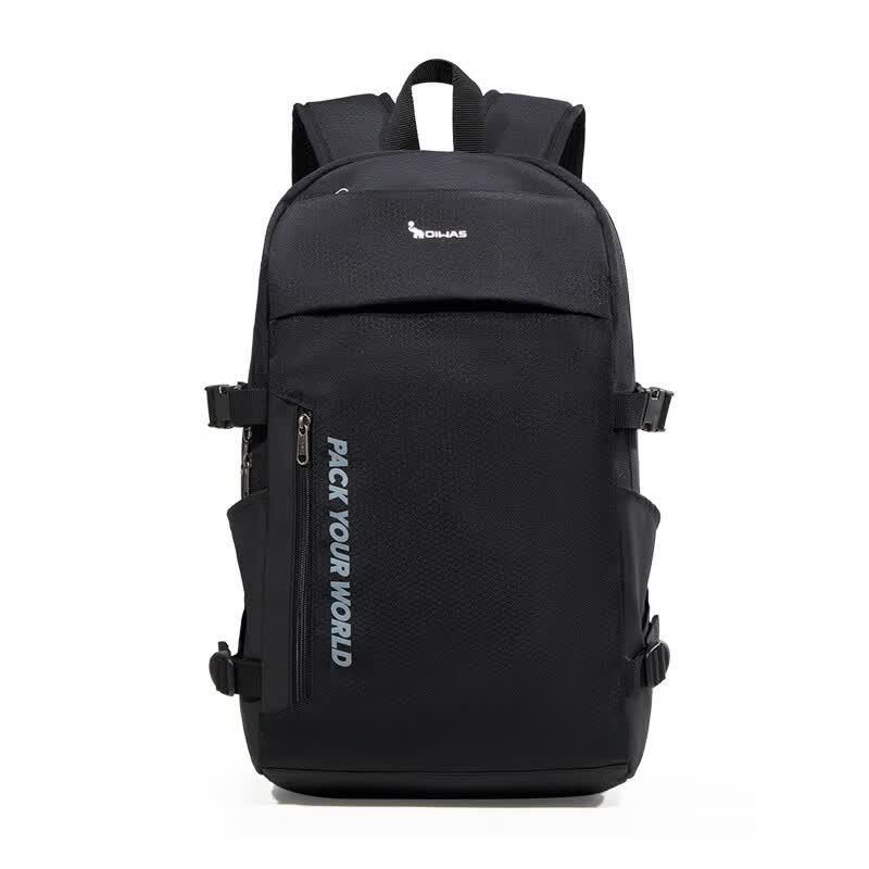 OIWAS Water-Repellent Lightweight Large Capacity Outdoor Backpack чёрный