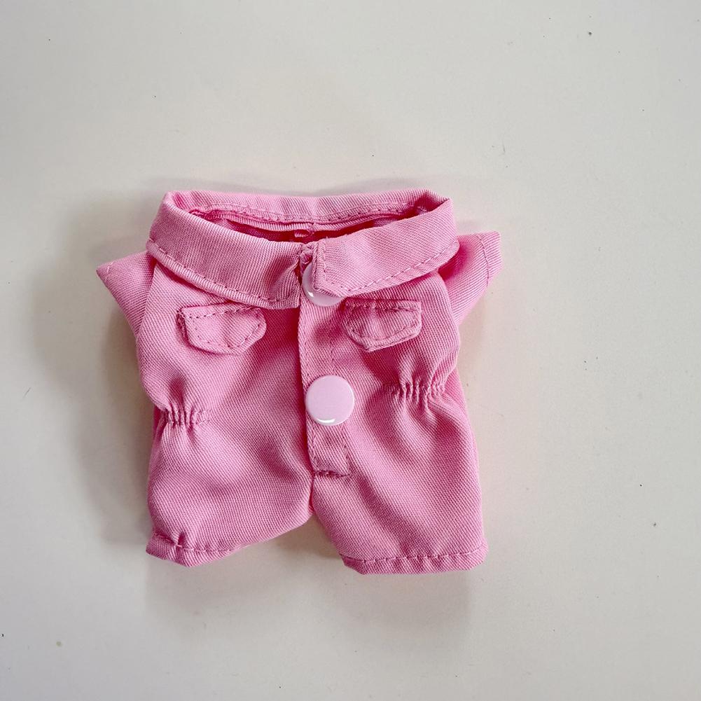 

Для 17см куклы Лабубу Одежда Модная одежда Рабочая одежда Комбинезон Одежда для кукол Сочетание цветов Комбинезон Аксессуары для кукол Милое украшение Маленькая одежда 04