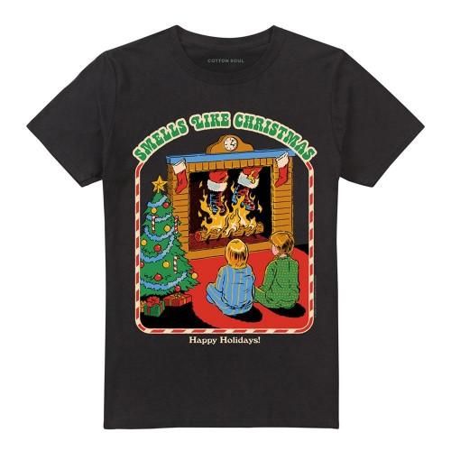 Steven Rhodes Unisex Adult Smells Like Christmas T-Shirt