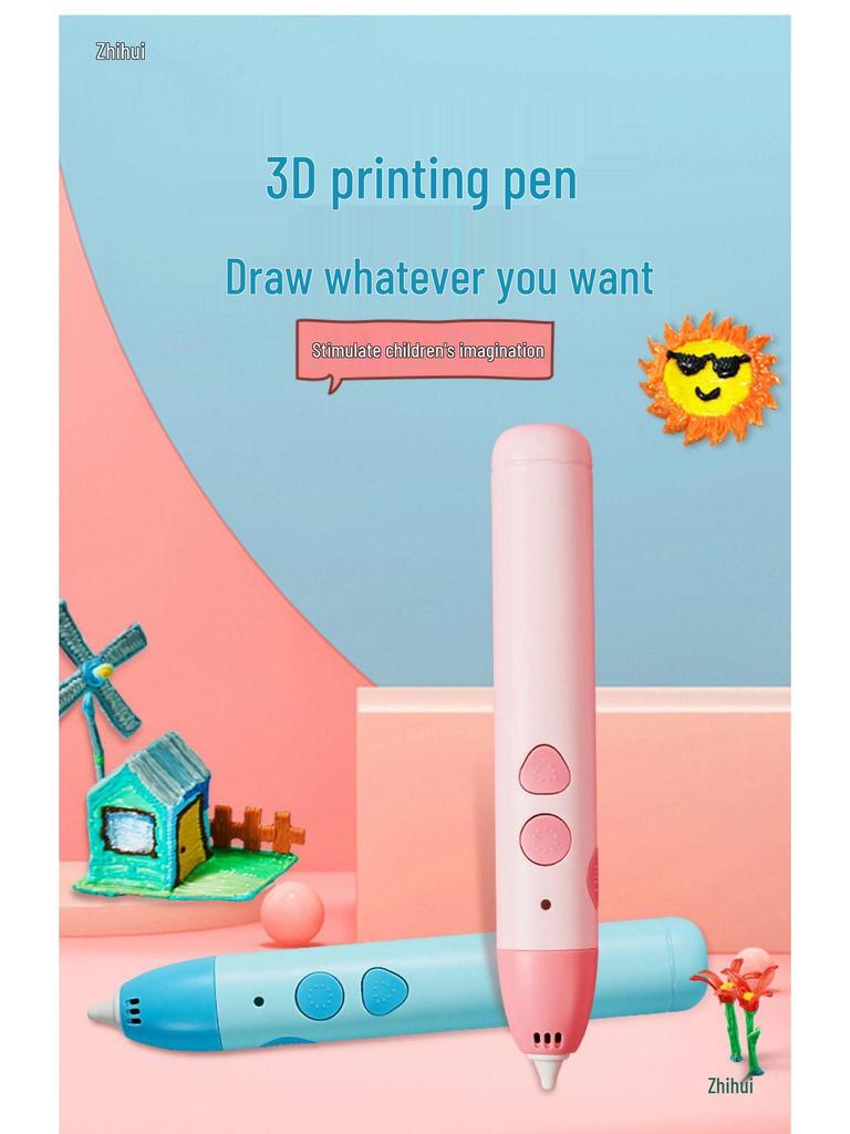 3D Low-Temperature Graffiti Pen for Students and Kids - Perfect for Creative Boys and Girls' Birthdays