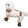 Adjustable Dog Leg Covers Comfortable Dustproof Waterproof Cloth Pants with Foot Cover for Pet Outdoor Walking Camping