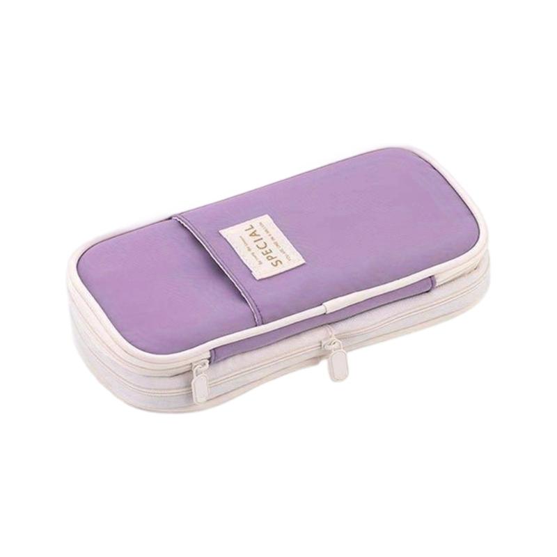 School Pencil Case Large Capacity Pen Bag Simple Pen Holder For Markers Art Supplies Storage for Students