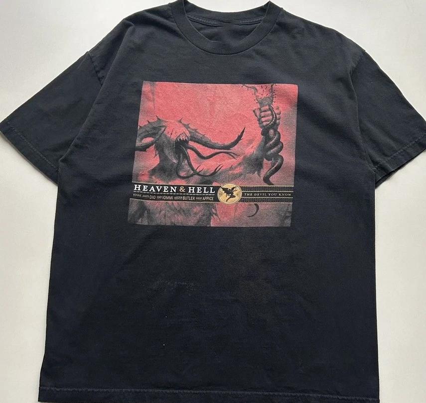 Vintage Heaven & Hell Band The Devil You Know T-shirt TU158 M