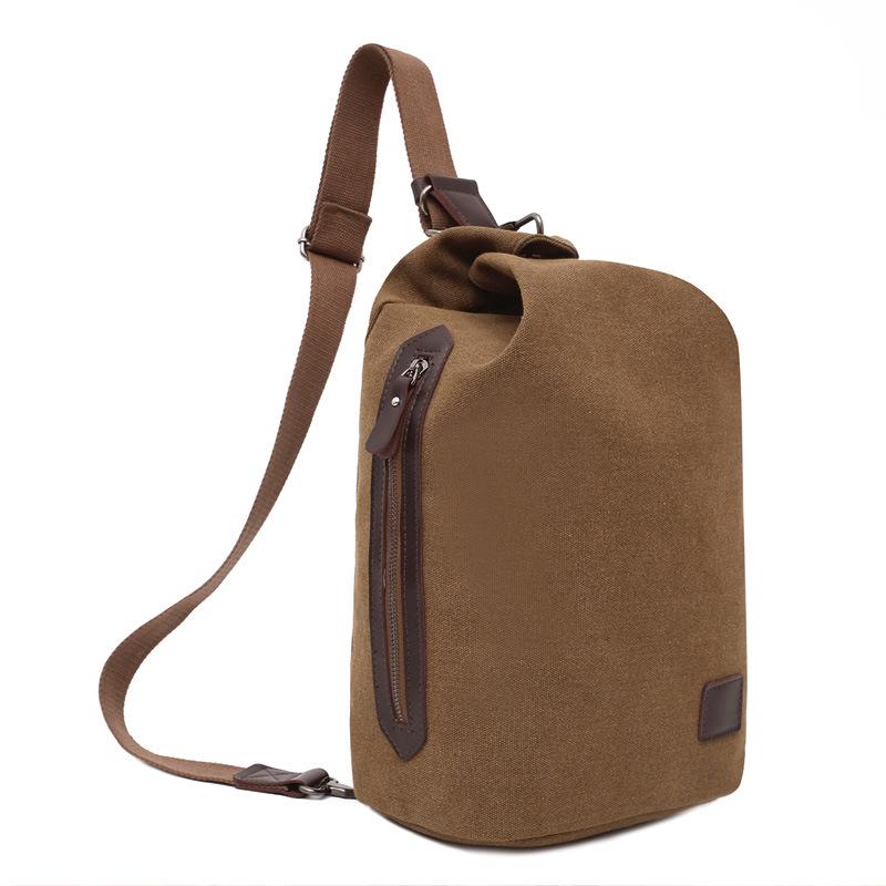 Leisure Backpack Multifunctional Small Bags Men's Canvas Handbag Casual Bag Portable Travel Sports Gym Shoulder Bag