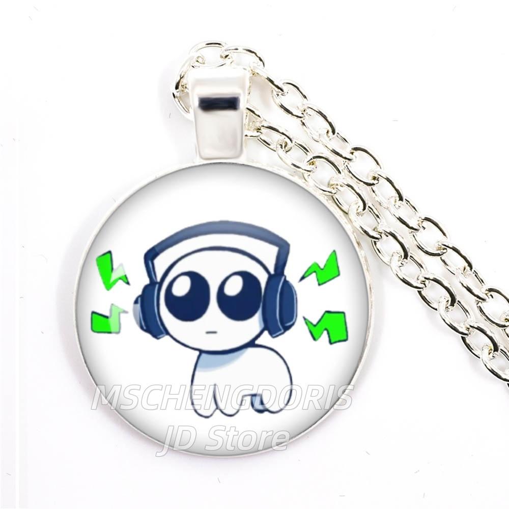 TBH Autism Creature Yippies Creative Funny Yippee Meme Cartoon Glass Cabochon Pendant Necklace Charm Jewelry Gift Jewelry